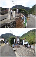 聖地〝那智山〟へ続く「大門坂」の石碑
