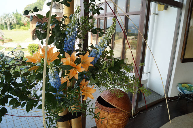 お花のお迎え